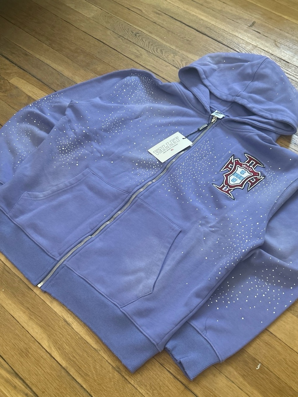 Valley dream zip up hoodie size S